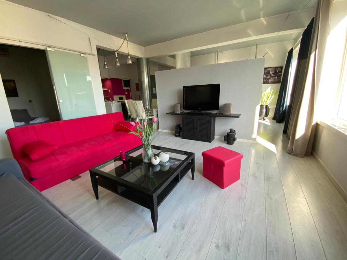 Apartament Red Grey Loft Ateny Zewnętrze zdjęcie